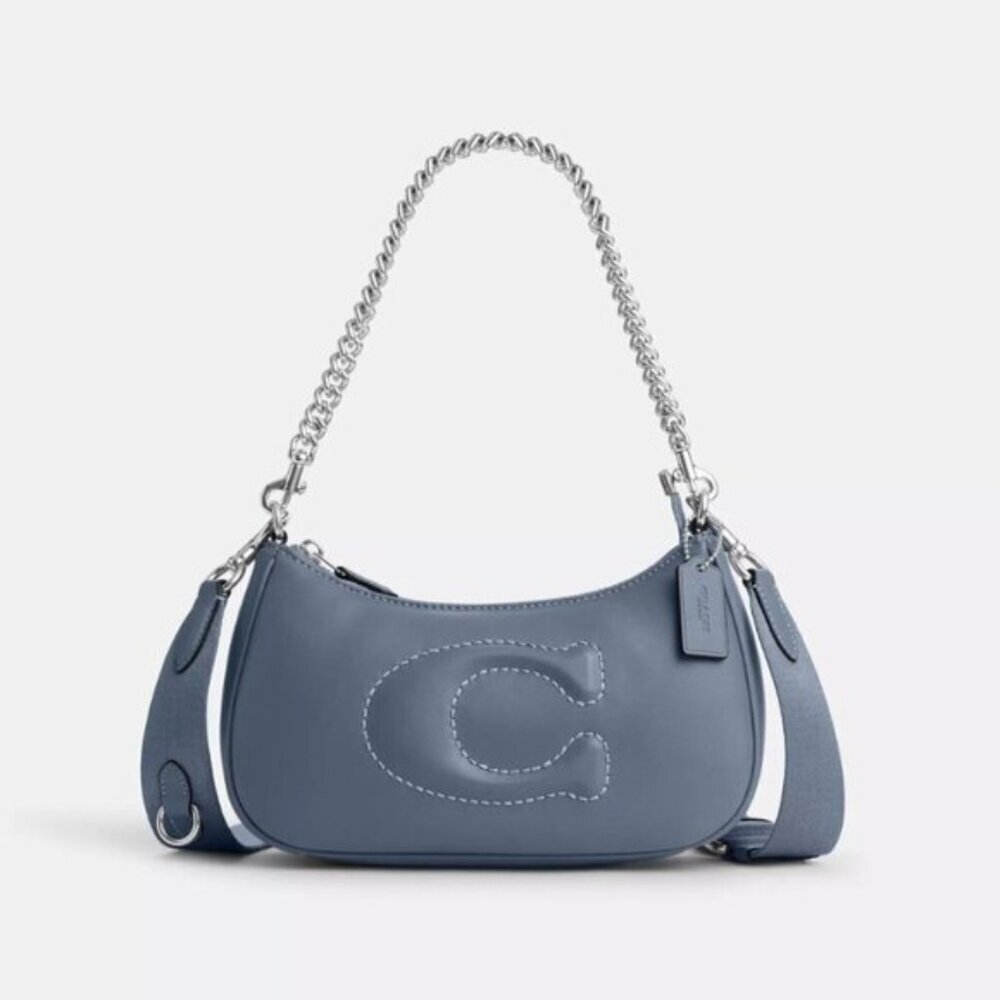 Brand New Coach Teri Shoulder Bag With Signature Quilting 109-111123 - Picture 2 of 9
